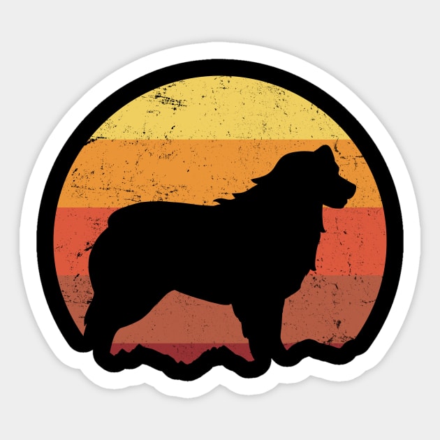 Australian Shepherd Dog Vintage Sticker by CreativeGiftShop